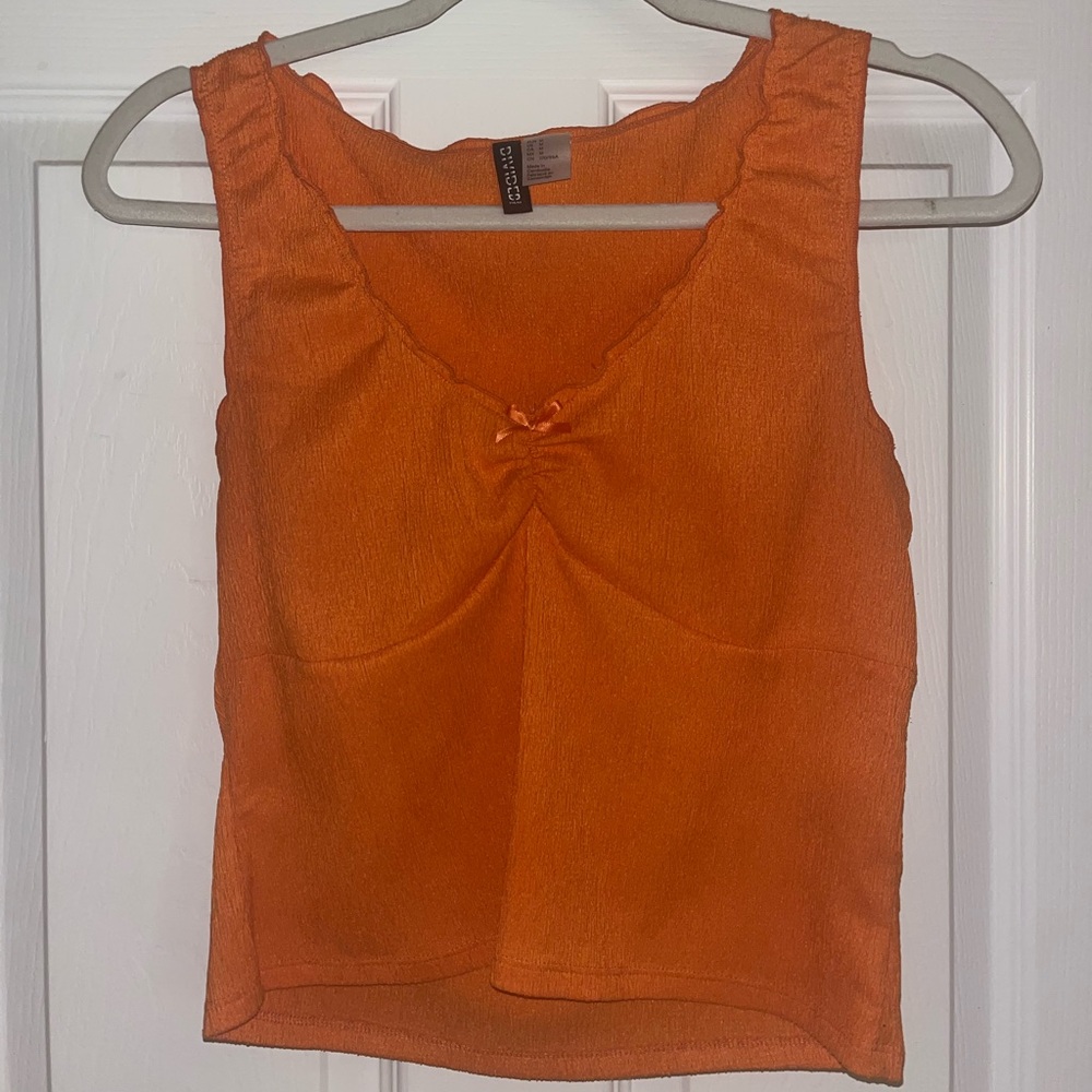 H&M Vibrant Orange Tank Top